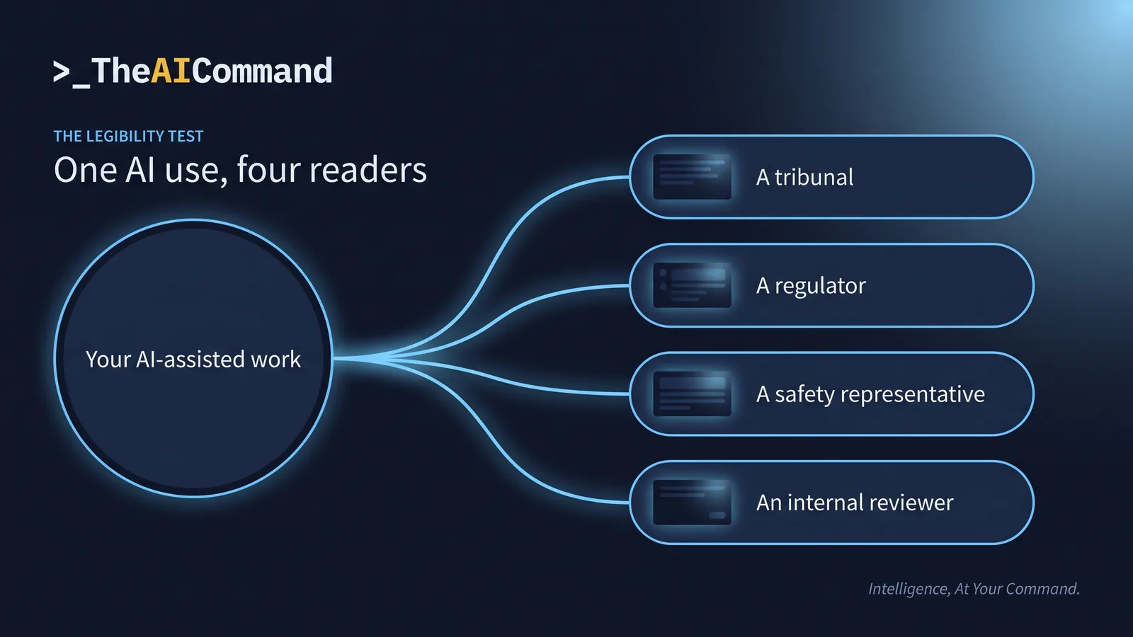 One AI use, four readers