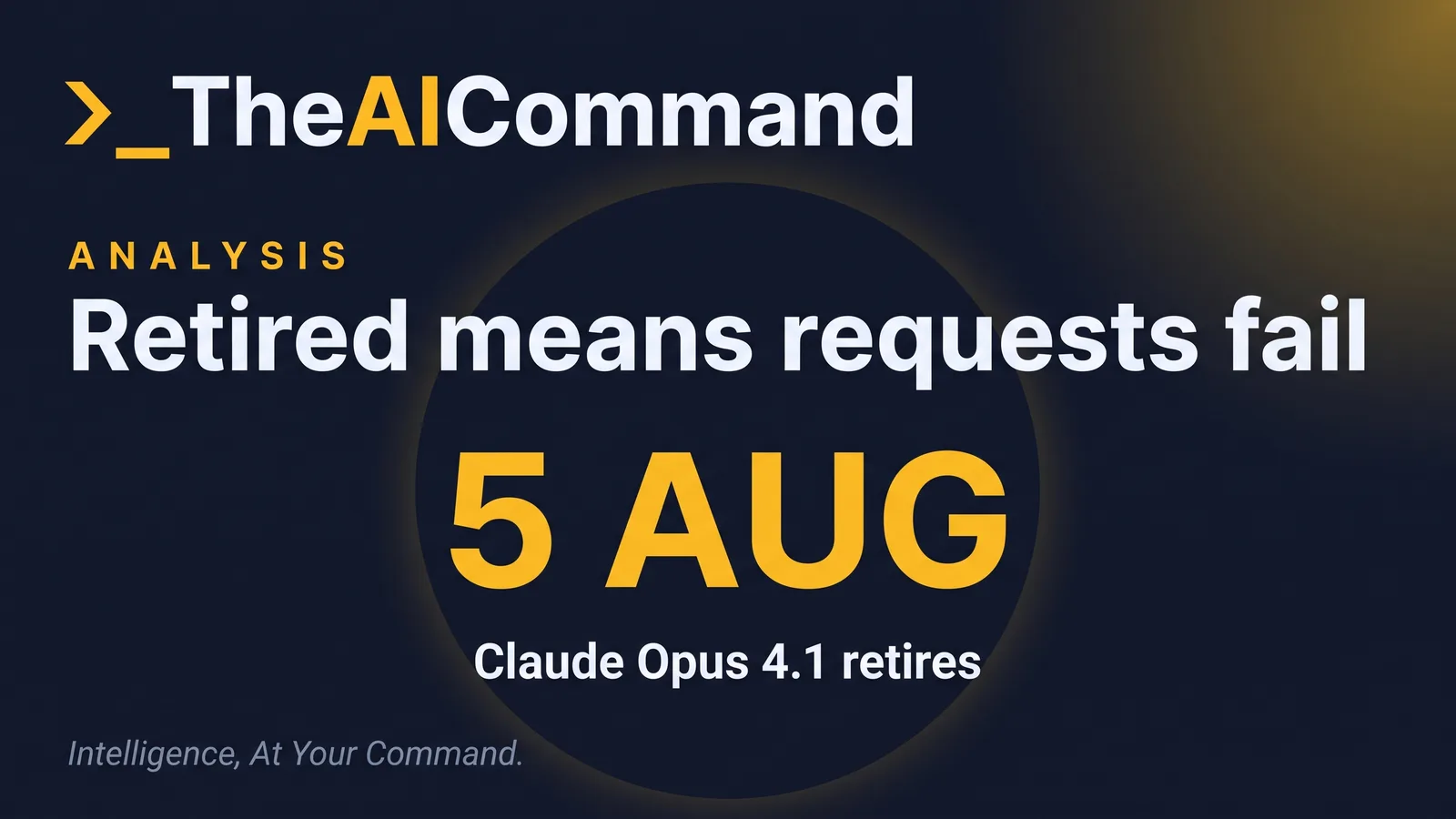 Retired means requests fail, not that quality drops