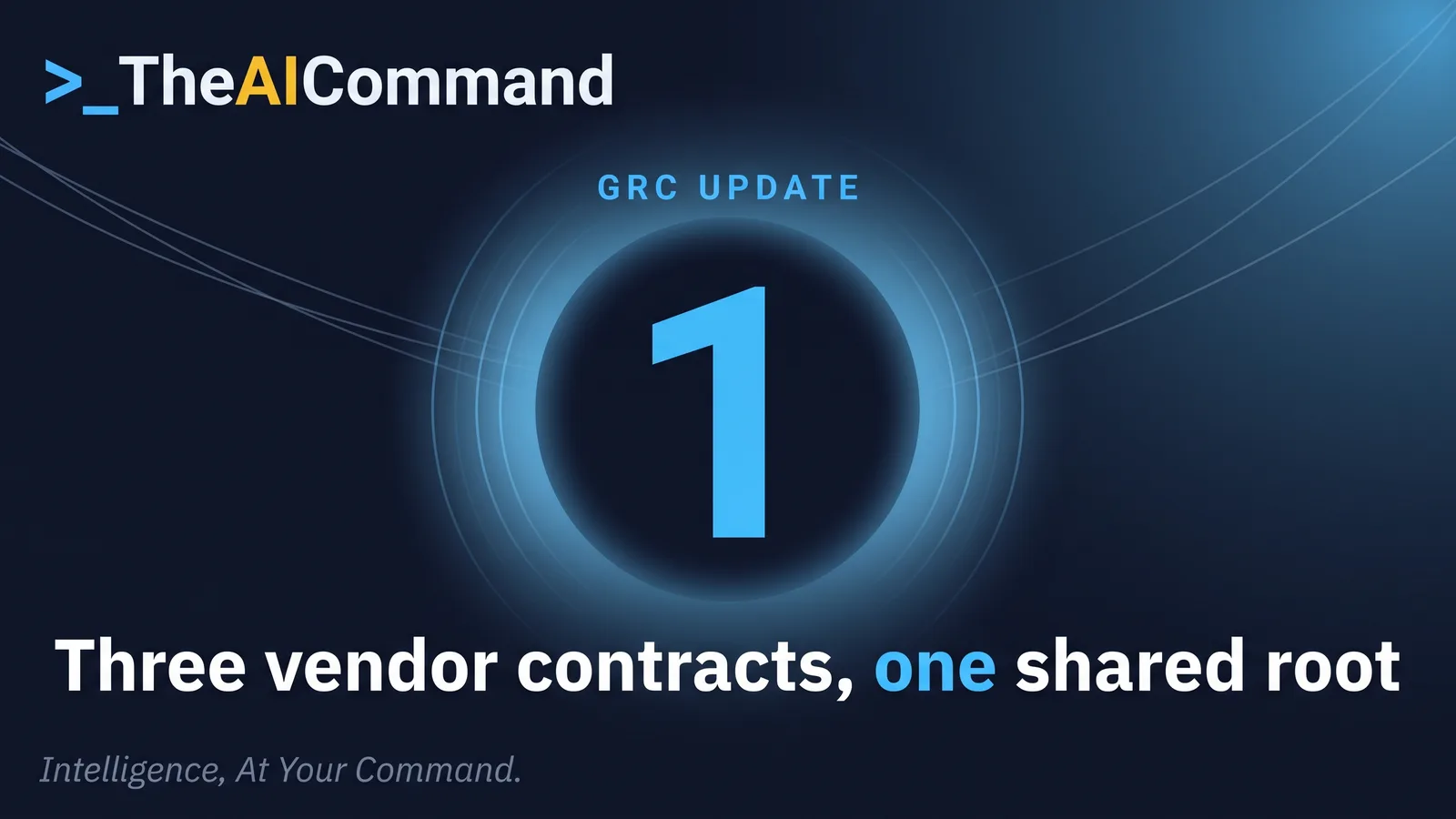 Three AI vendor contracts converging on one shared foundation model