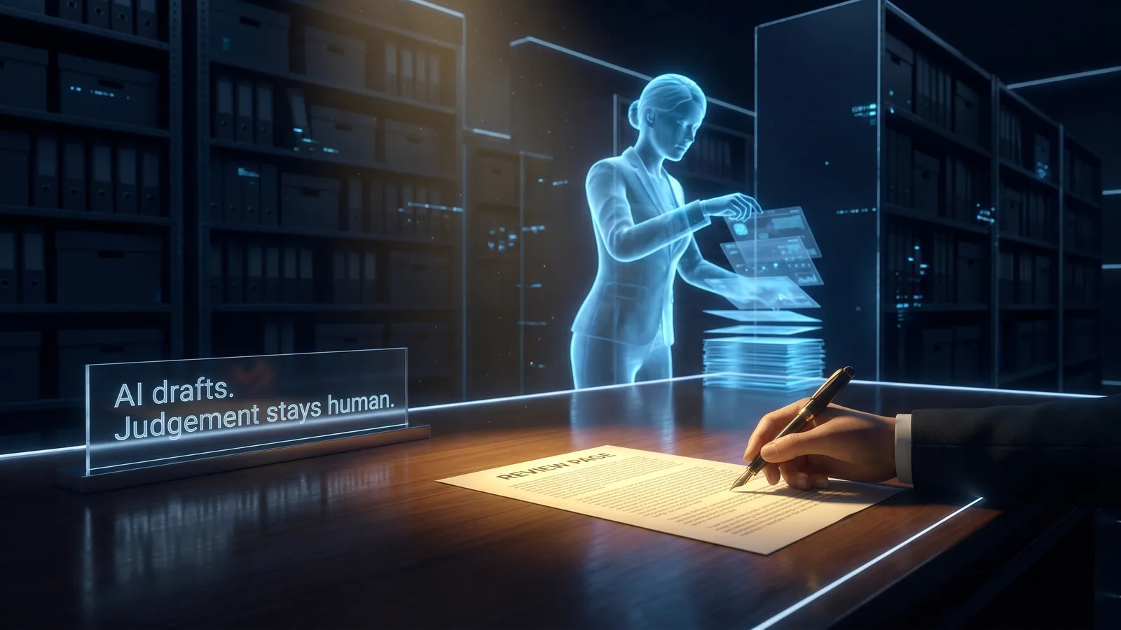 The dividing line between AI drafting and human judgement in performance reviews