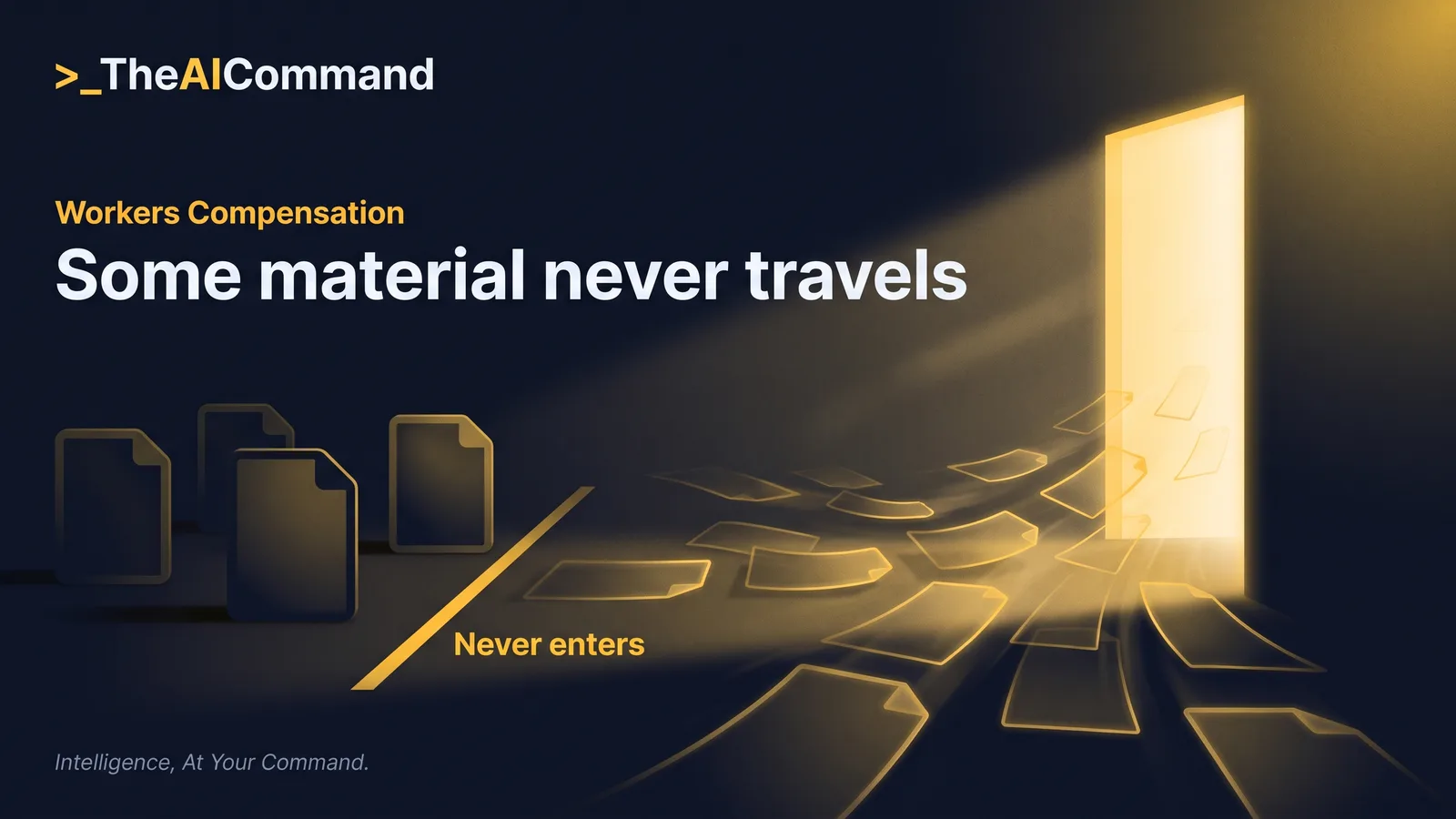 Three categories of claims material that never enter an AI tool even after de-identification