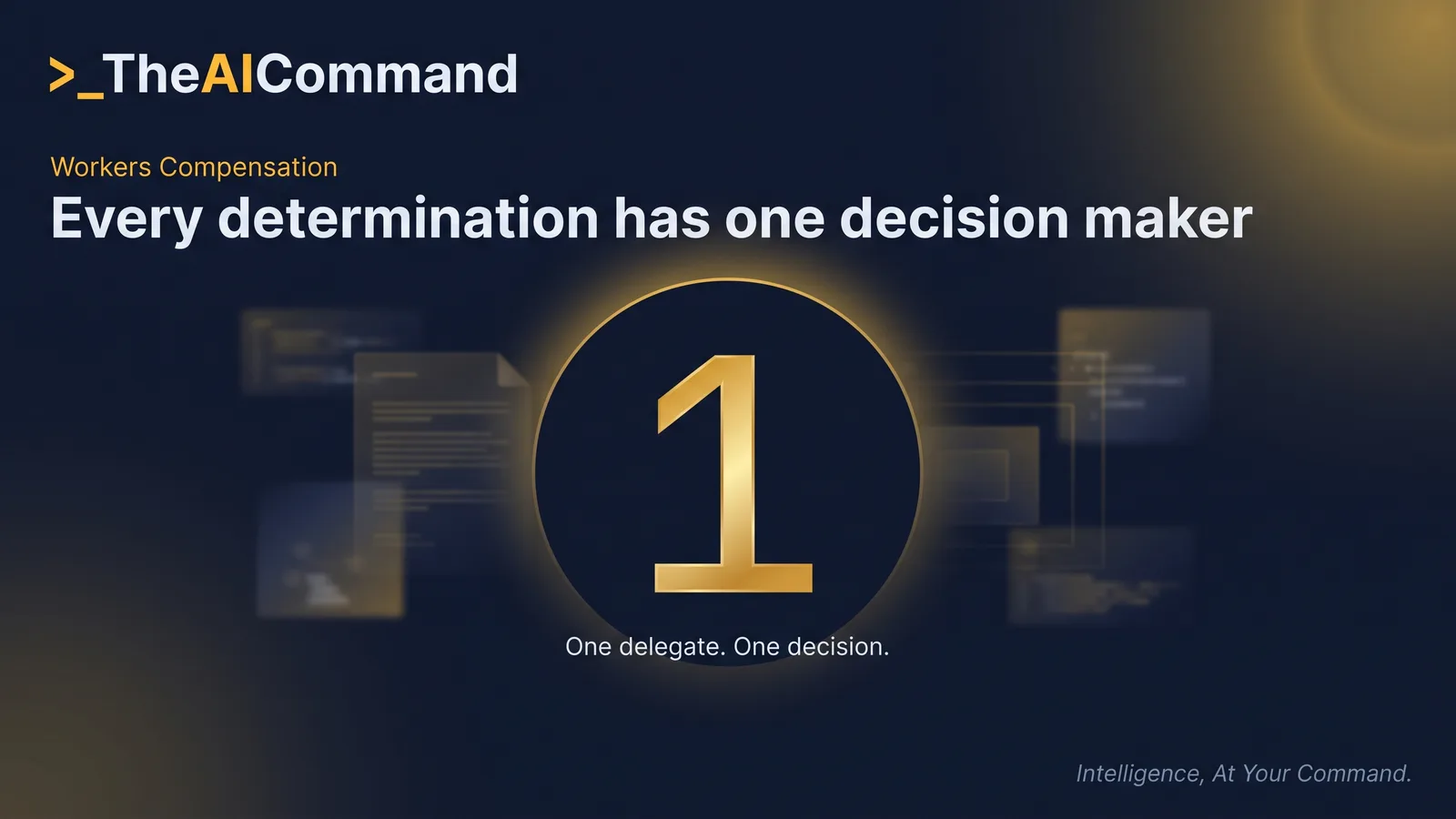 The human-in-the-loop gate: AI drafts flow to one accountable delegate who reads, verifies and decides