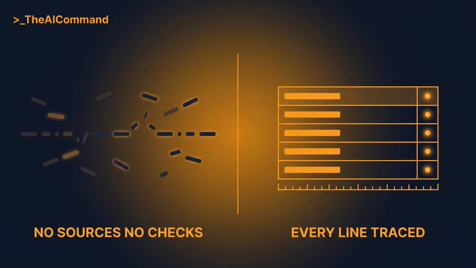Gate diagram, claim material passing through a de-identification checkpoint with placeholder tokens before reaching the AI, and a stop signal blocking apparent real identifiers