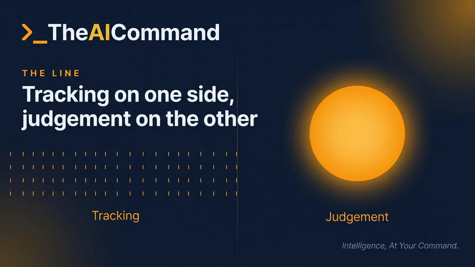 AI holds the ledger, the delegate holds the determination