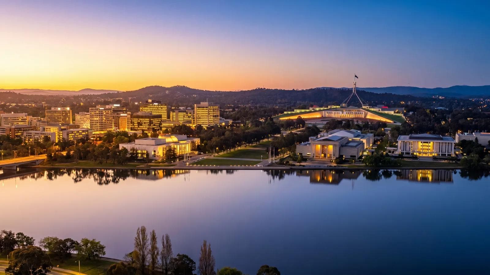 Canberra City Dusk