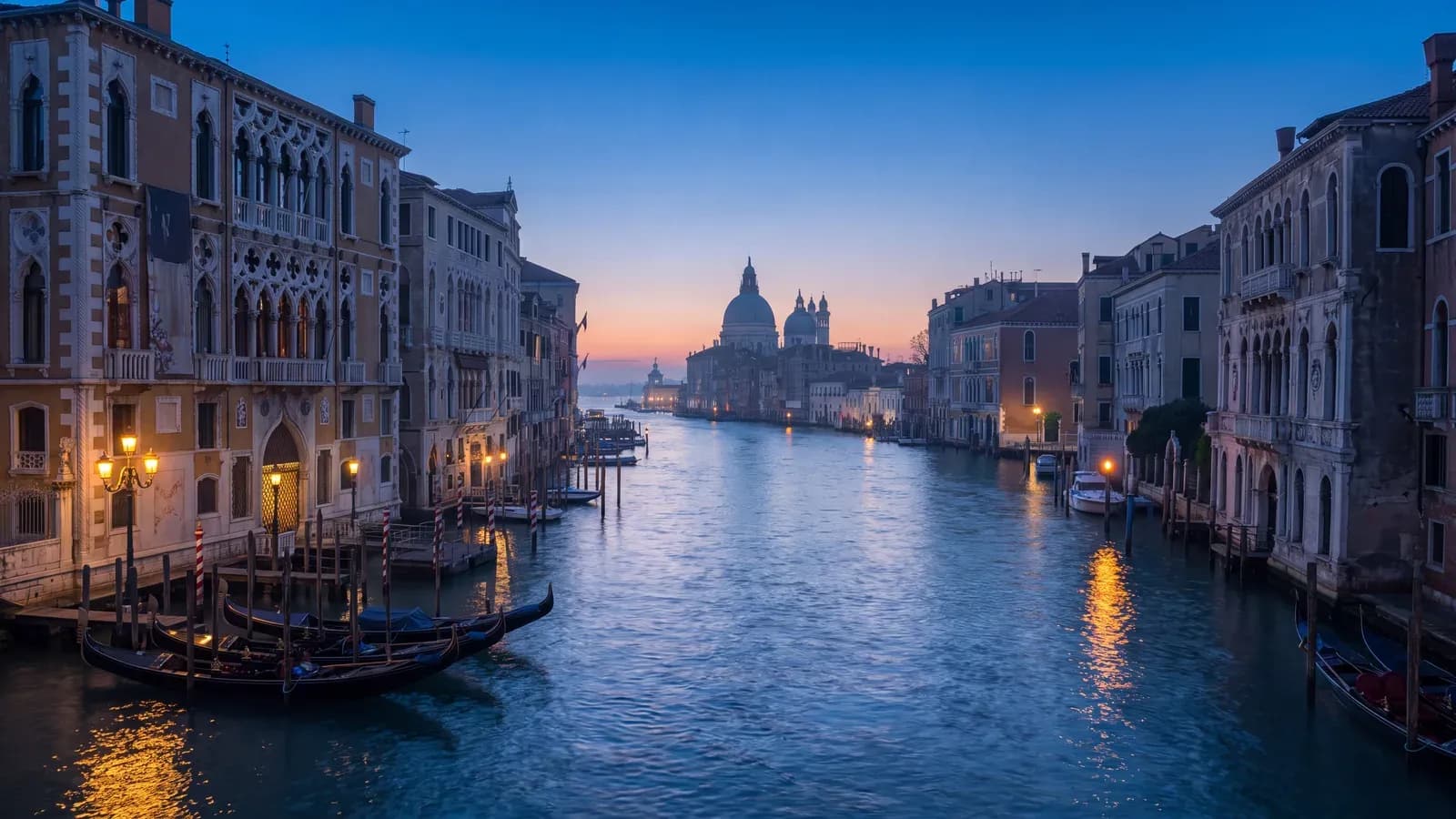 Venice Grand Canal Blue Hour