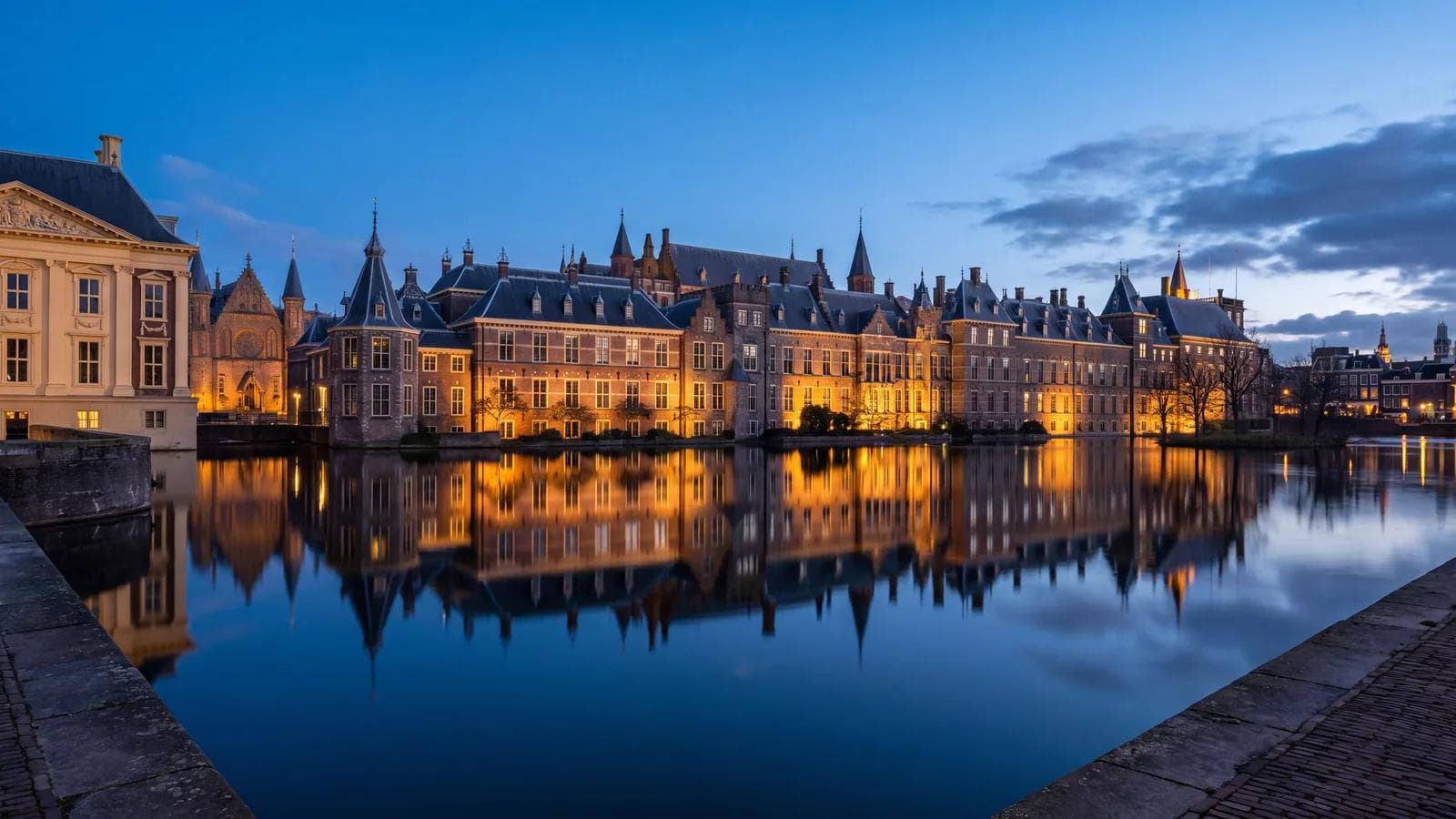 The Hague Binnenhof Dusk