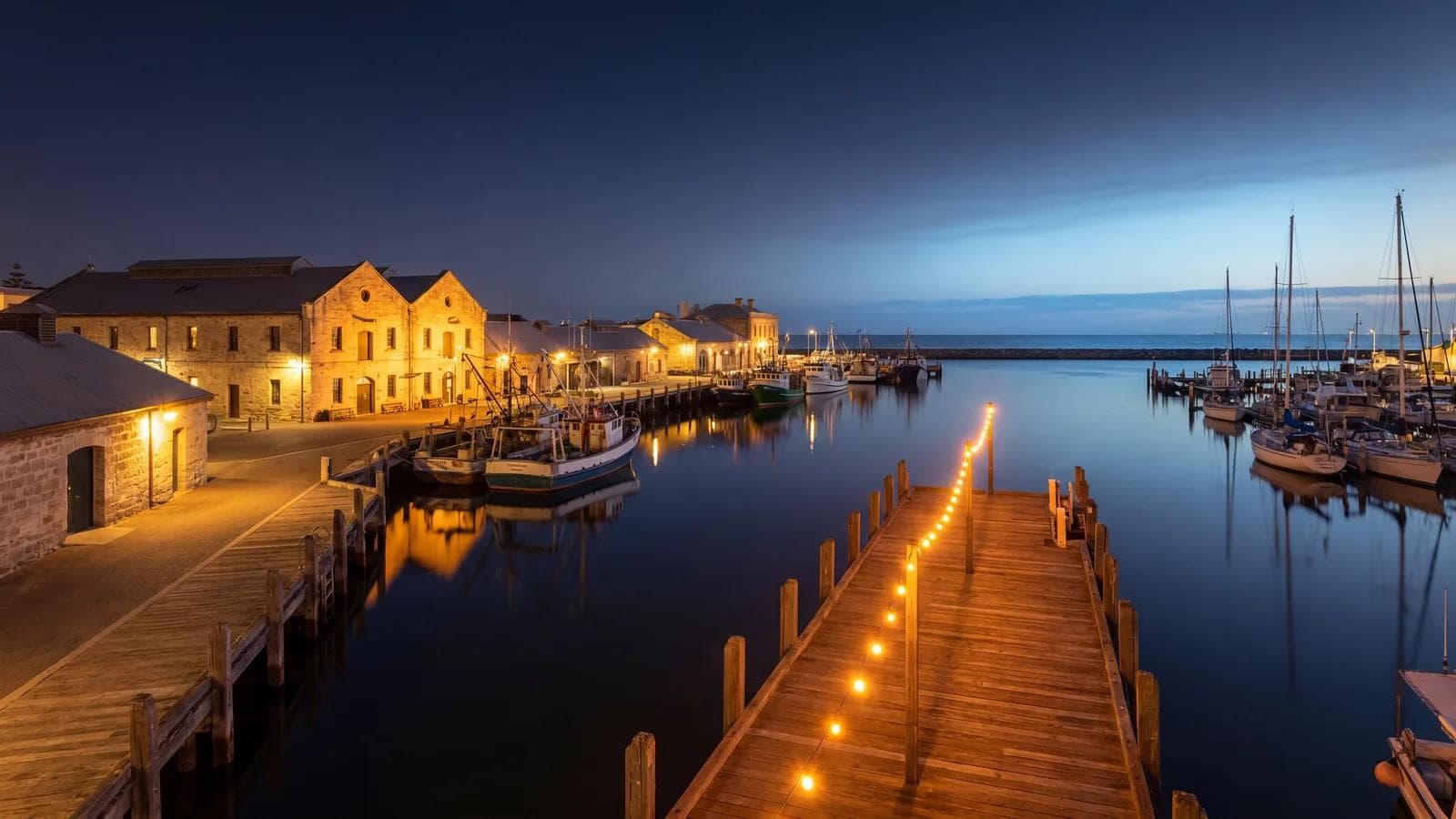 Fremantle Fishing Boat Harbour Dusk
