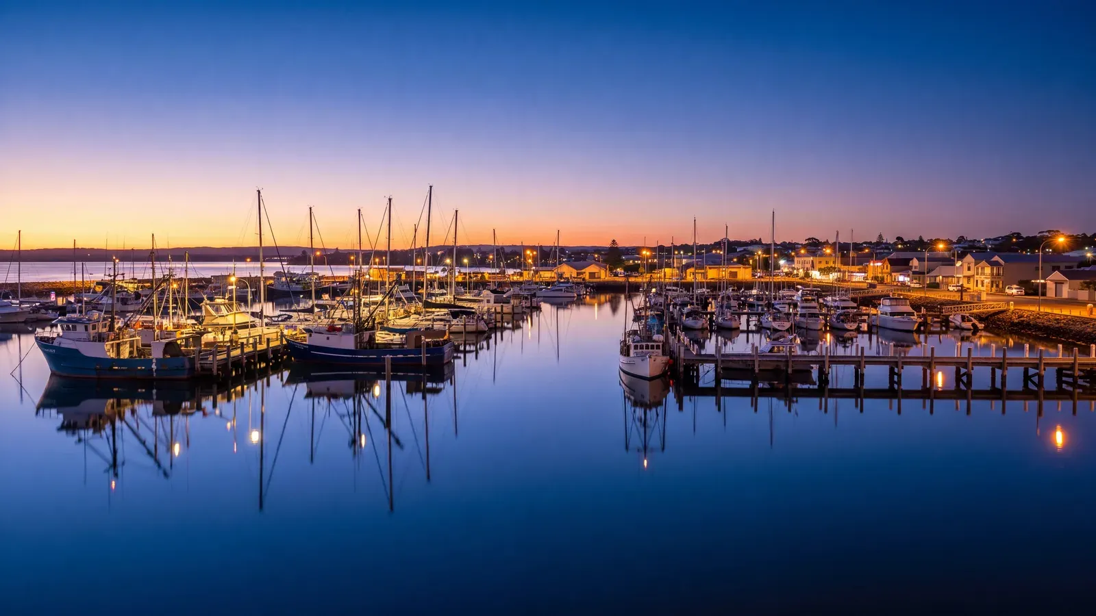 Port Lincoln Marina Dusk