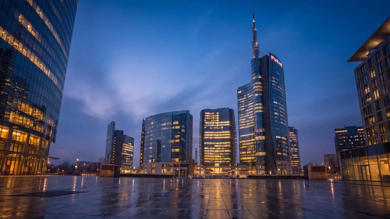 Milan Porta Nuova Blue Hour
