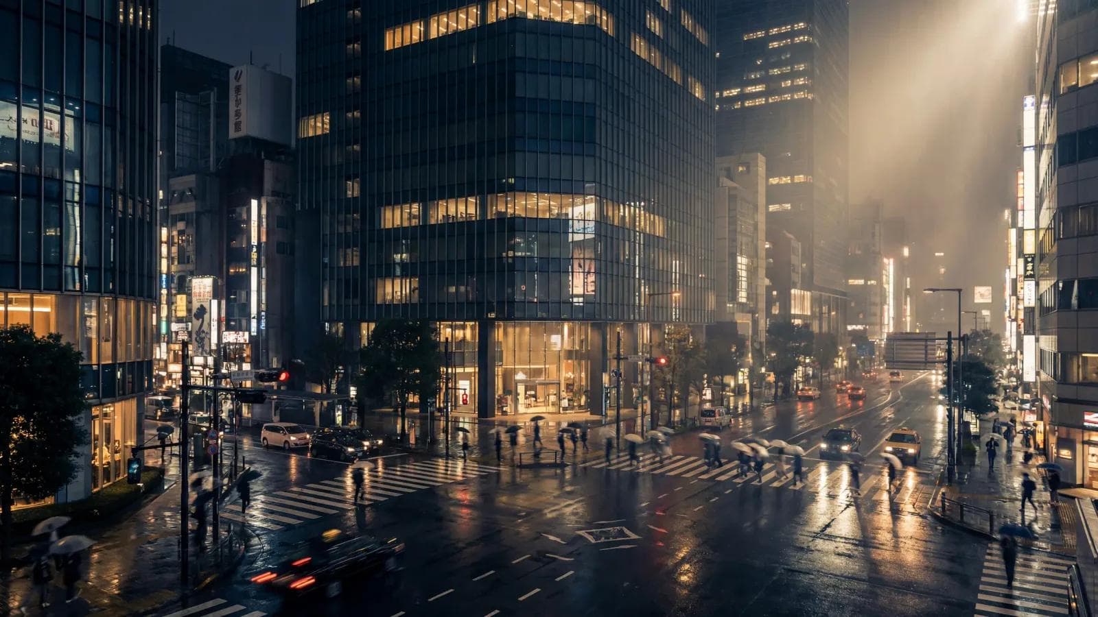 Tokyo Shibuya Rain