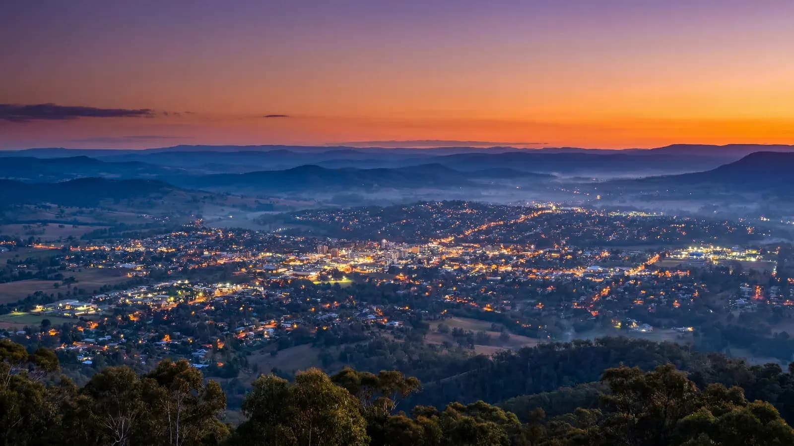 Toowoomba Range Crest Dusk