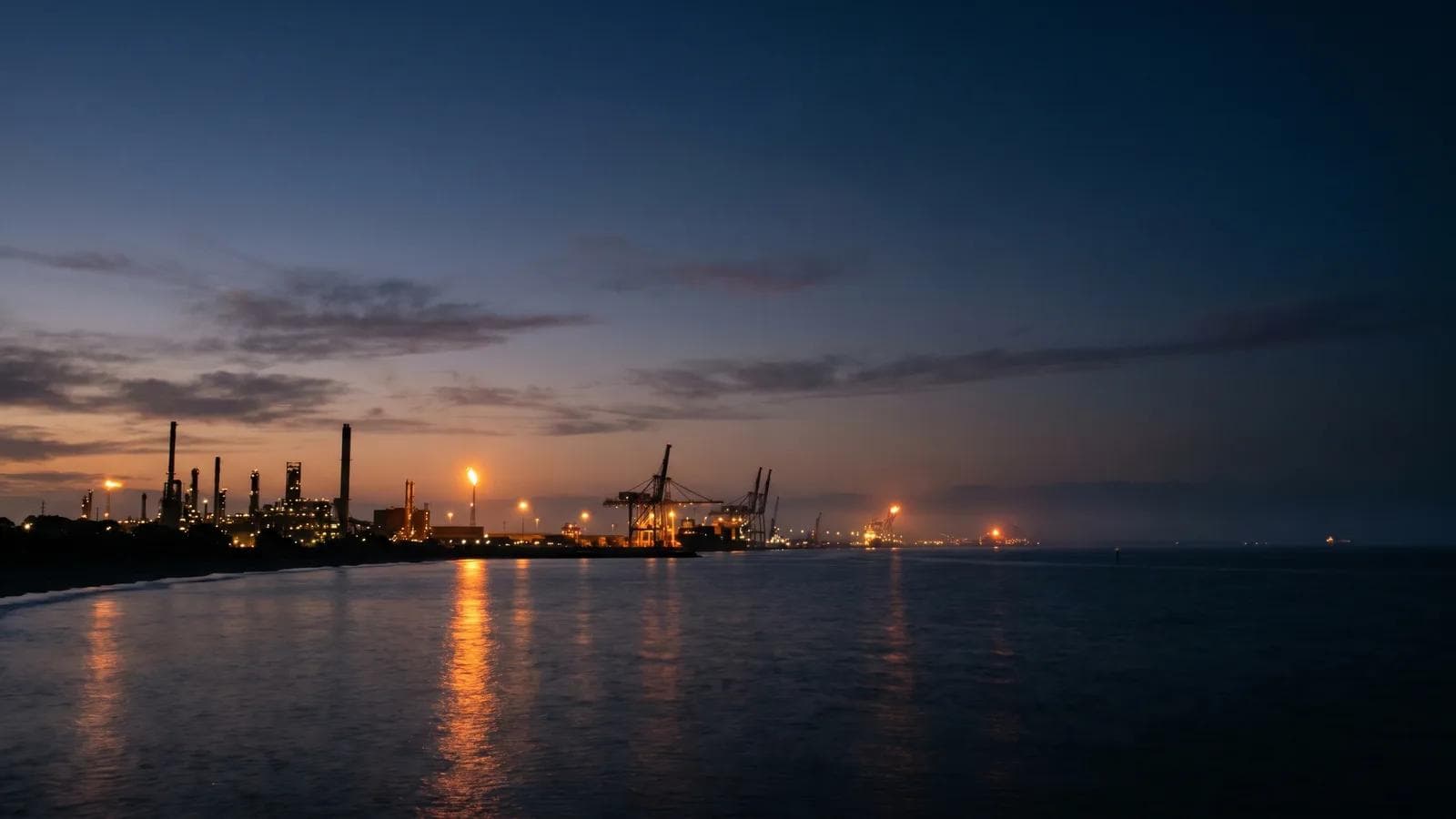 Kwinana Industrial Coast Dusk