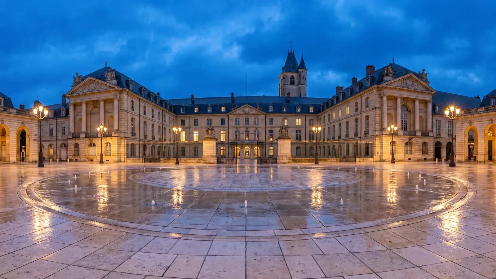 Dijon Place De La Liberation Blue Hour