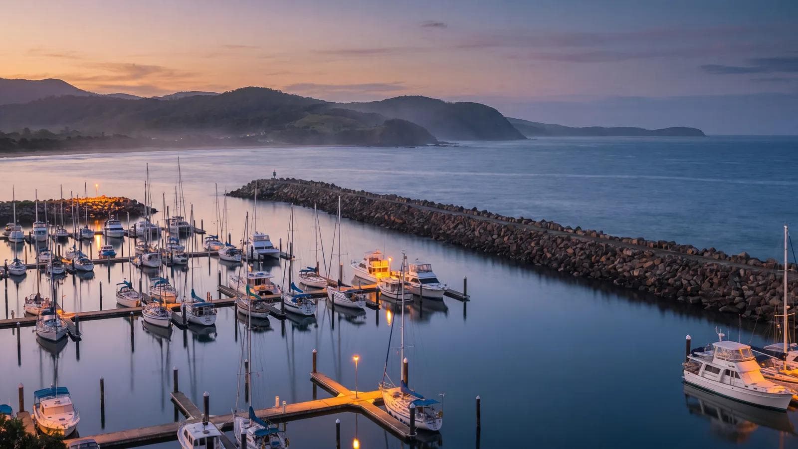 Coffs Harbour Marina Dusk