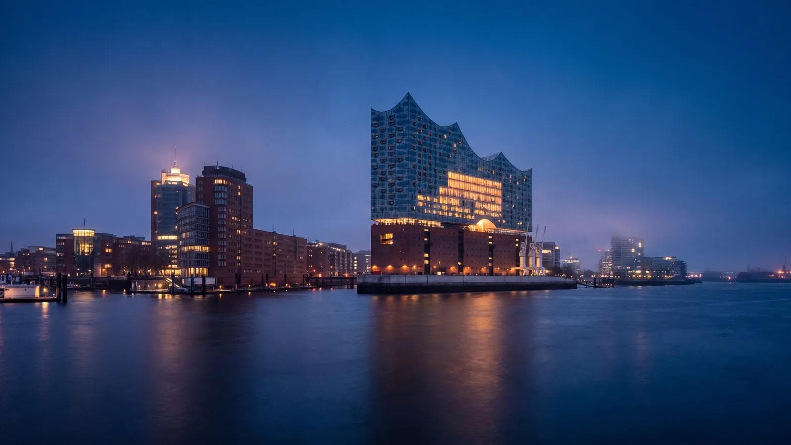 Hamburg Hafencity Blue Hour