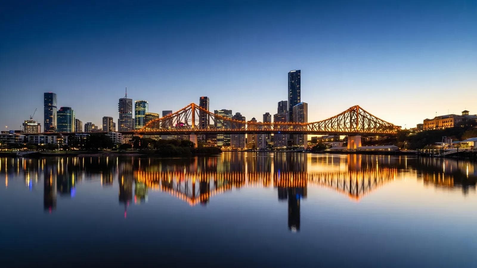 Brisbane Story Bridge Dusk