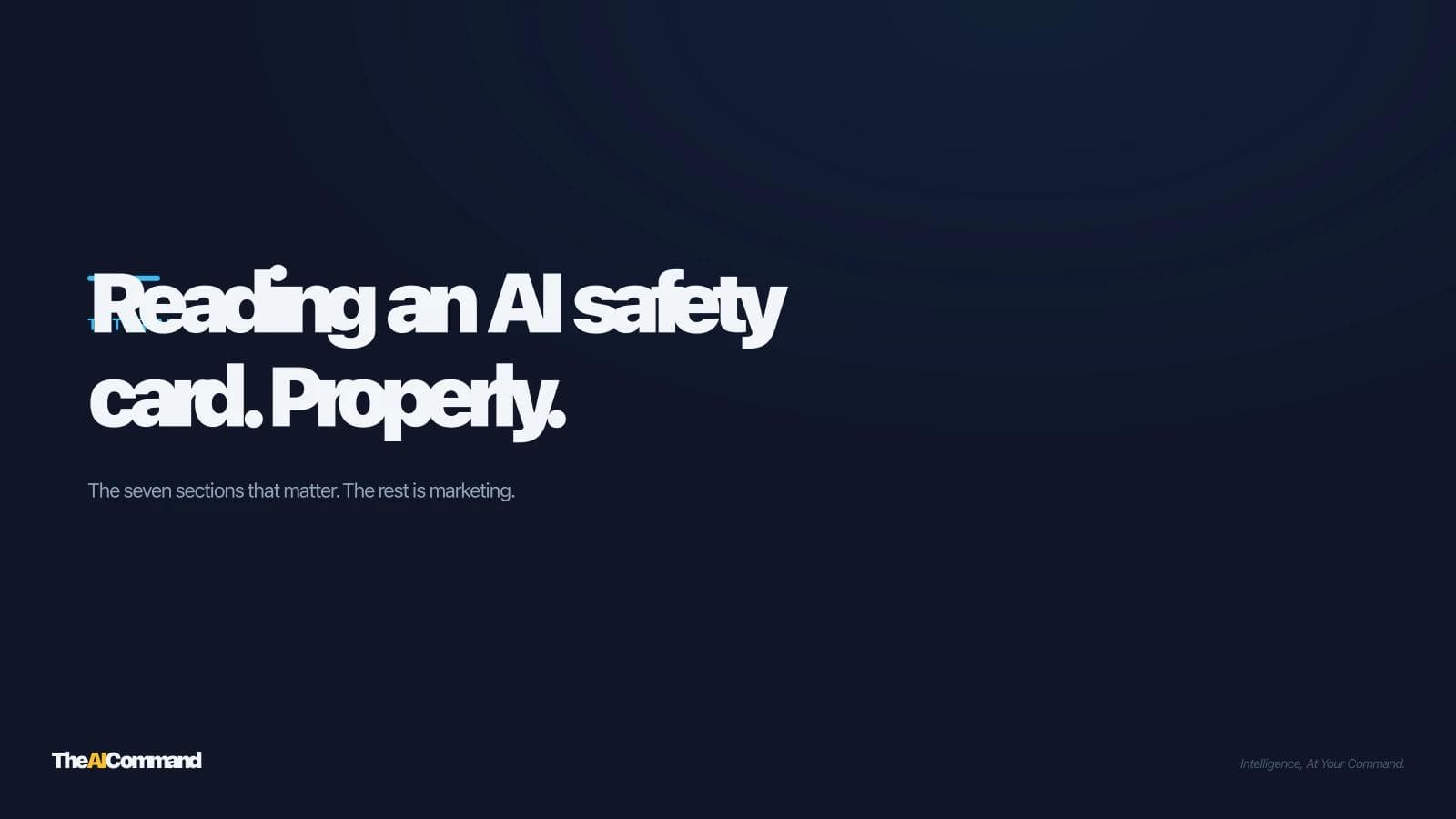 How to Read an AI Tool Safety Card and Spot the Red Flags