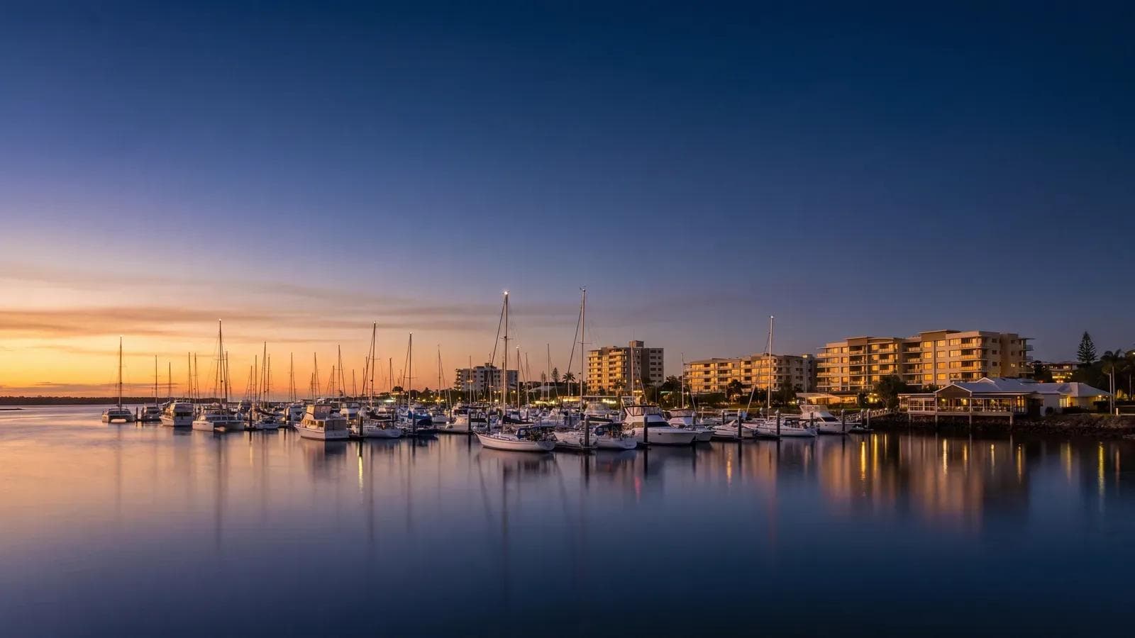 Mooloolaba Marina Dusk