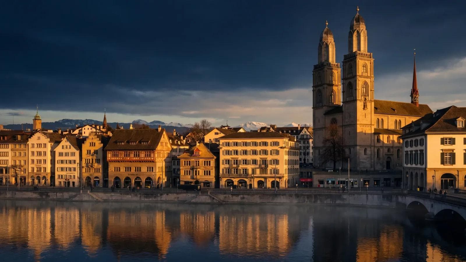 Zurich Limmat Old Town