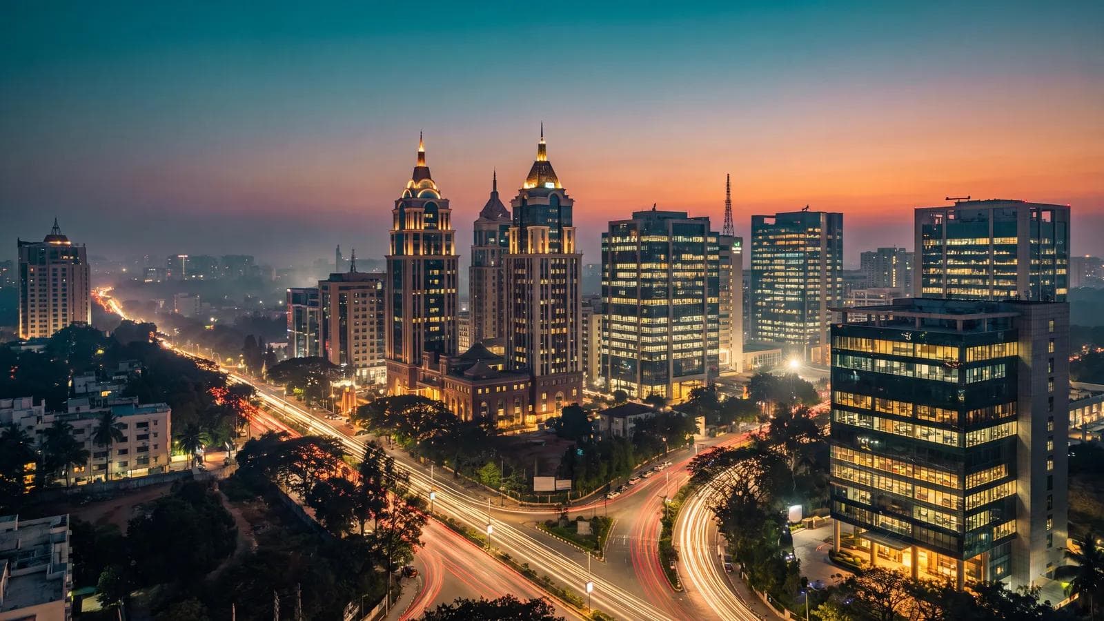 Bengaluru Ub City Dusk
