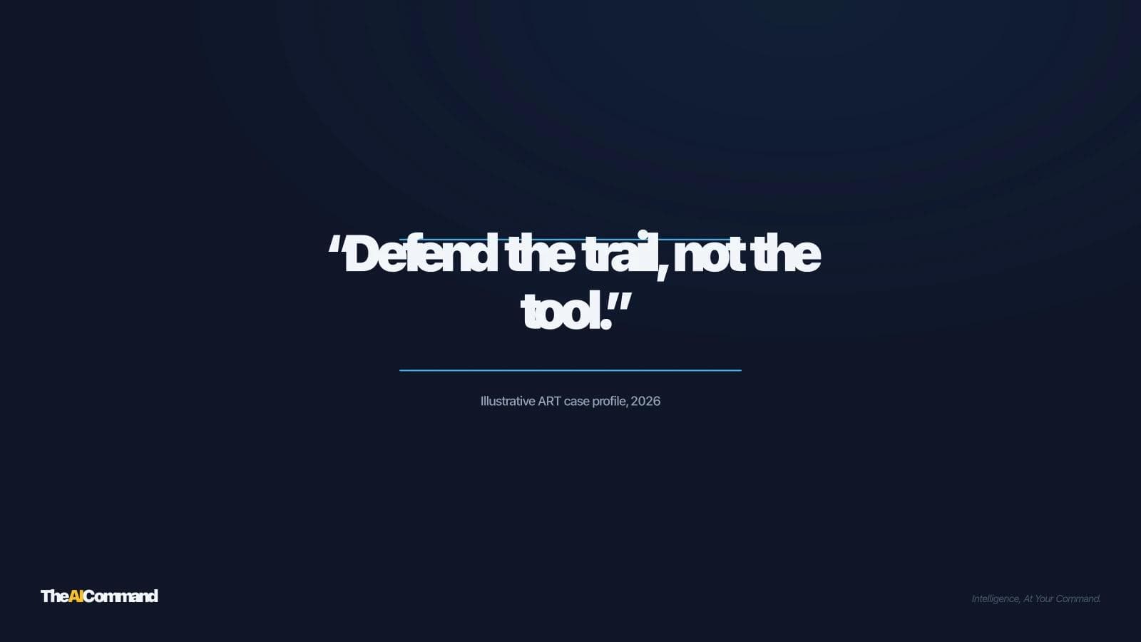 Reading the Reasoning Trail: A Case Note on AI Drafted Determinations