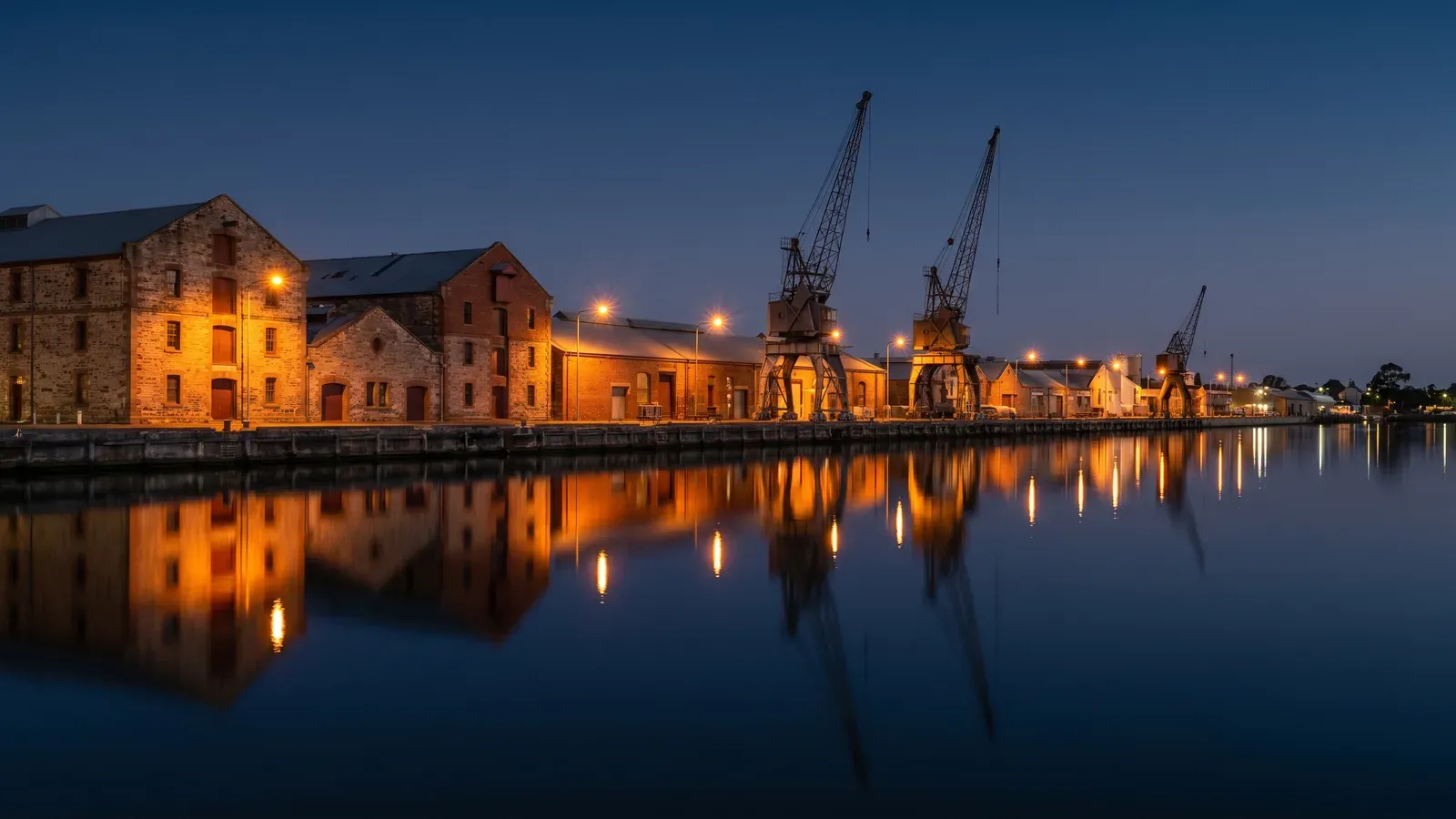 Port Adelaide Dockside Dusk