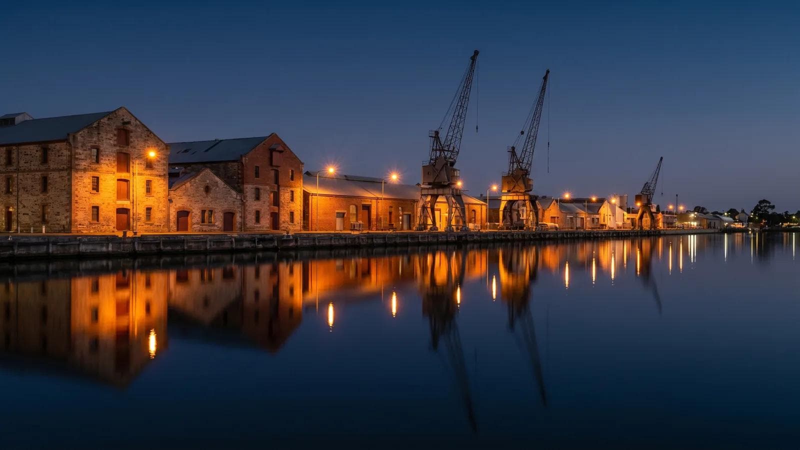 Port Adelaide Dockside Dusk