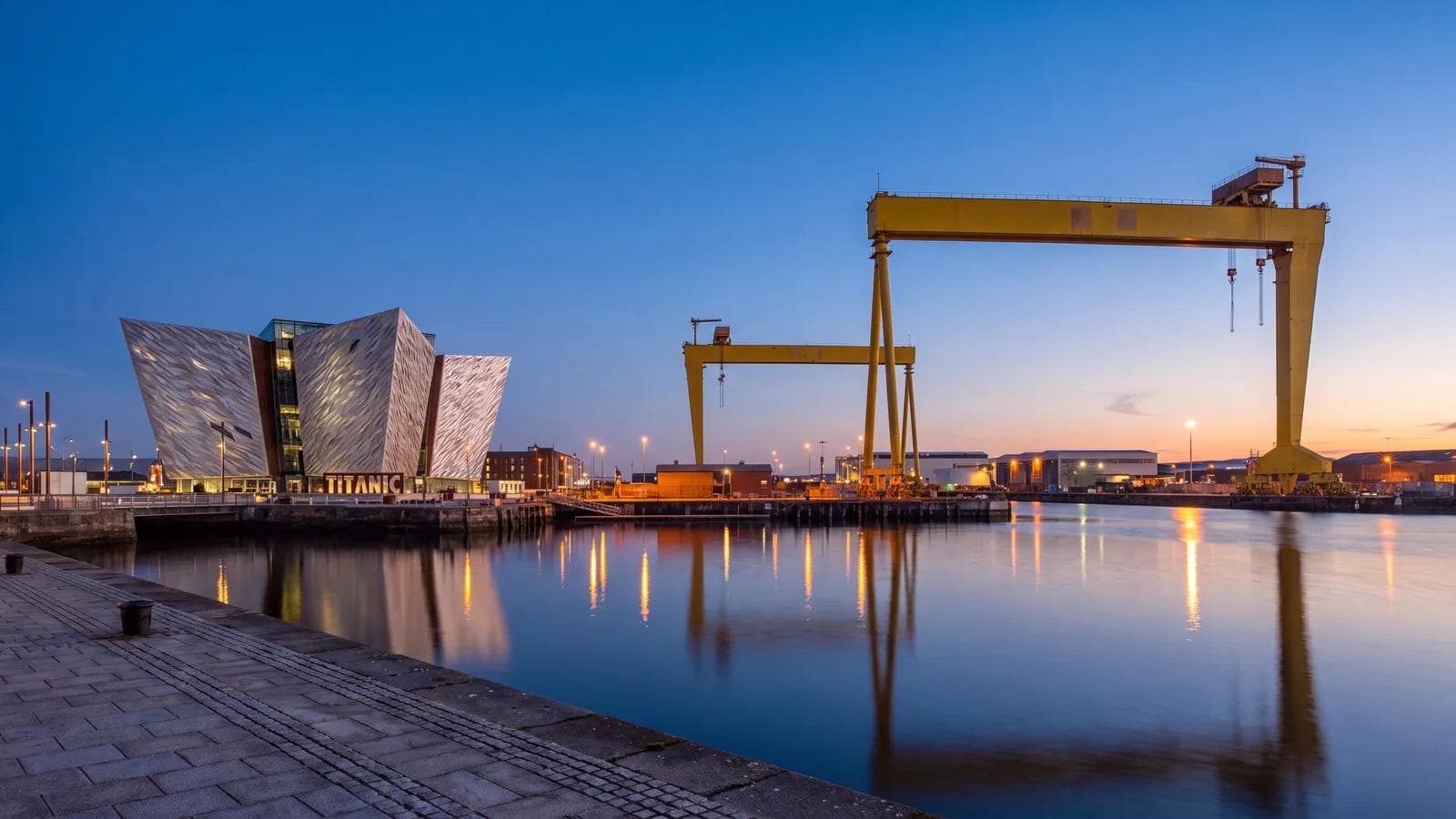 Belfast Titanic Quarter Dusk